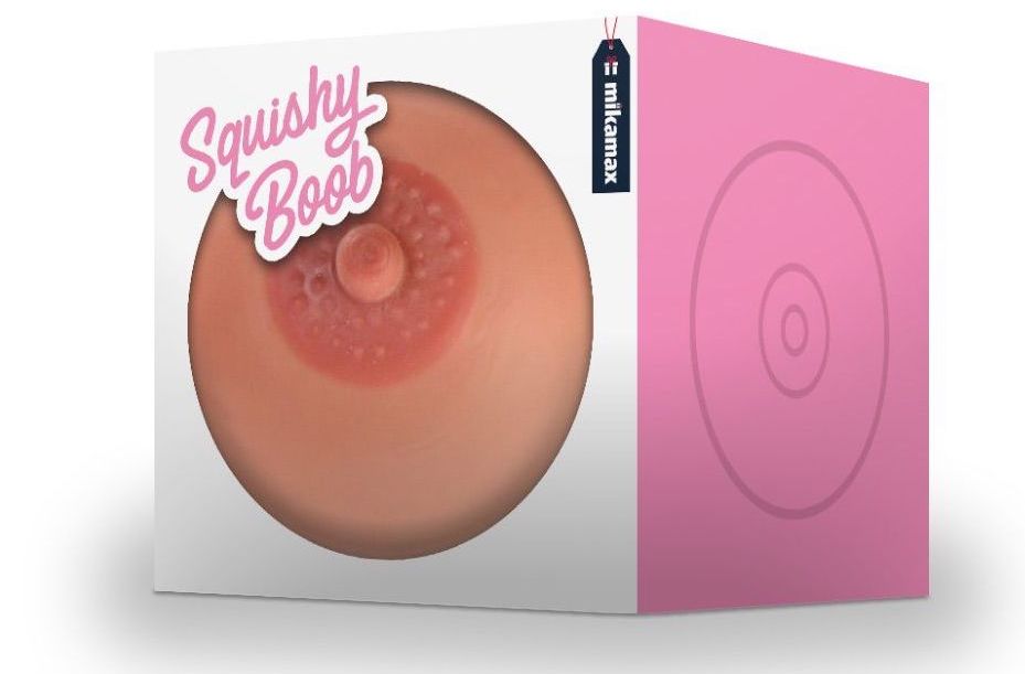 Antistress-Brustball aus Gummi in die Hand - Squishy BOOB