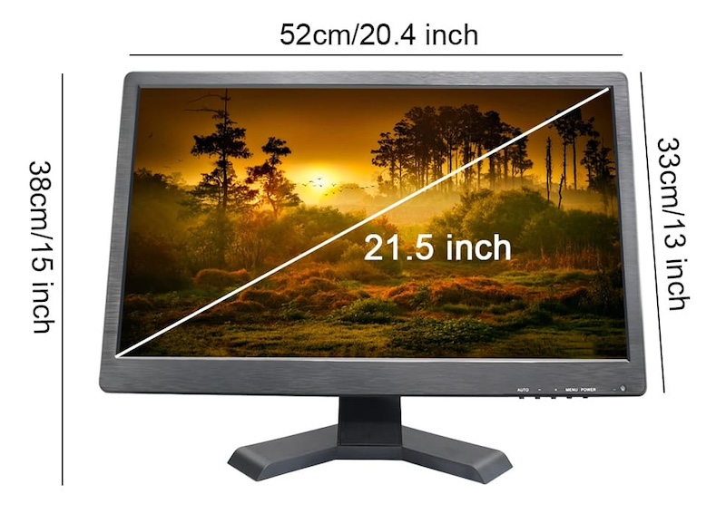 LCD LED Monitor VESA 21 Zoll für Kameras mit BNC