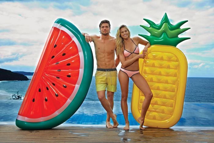 Wassermelone schwimmend aufblasbar