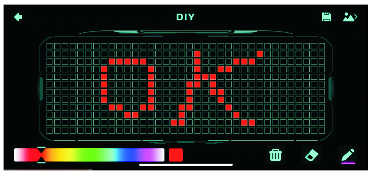 Bluetooth LED Brille Equalizer