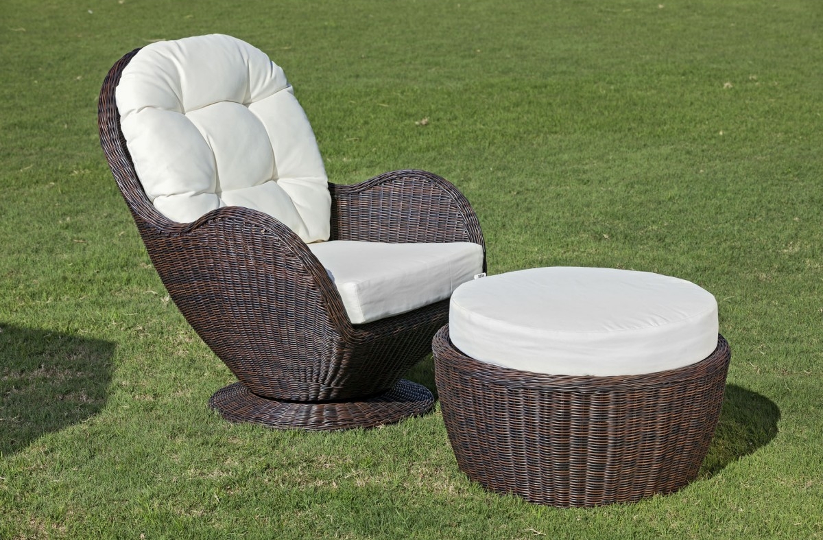 Rattan-Gartenstühle