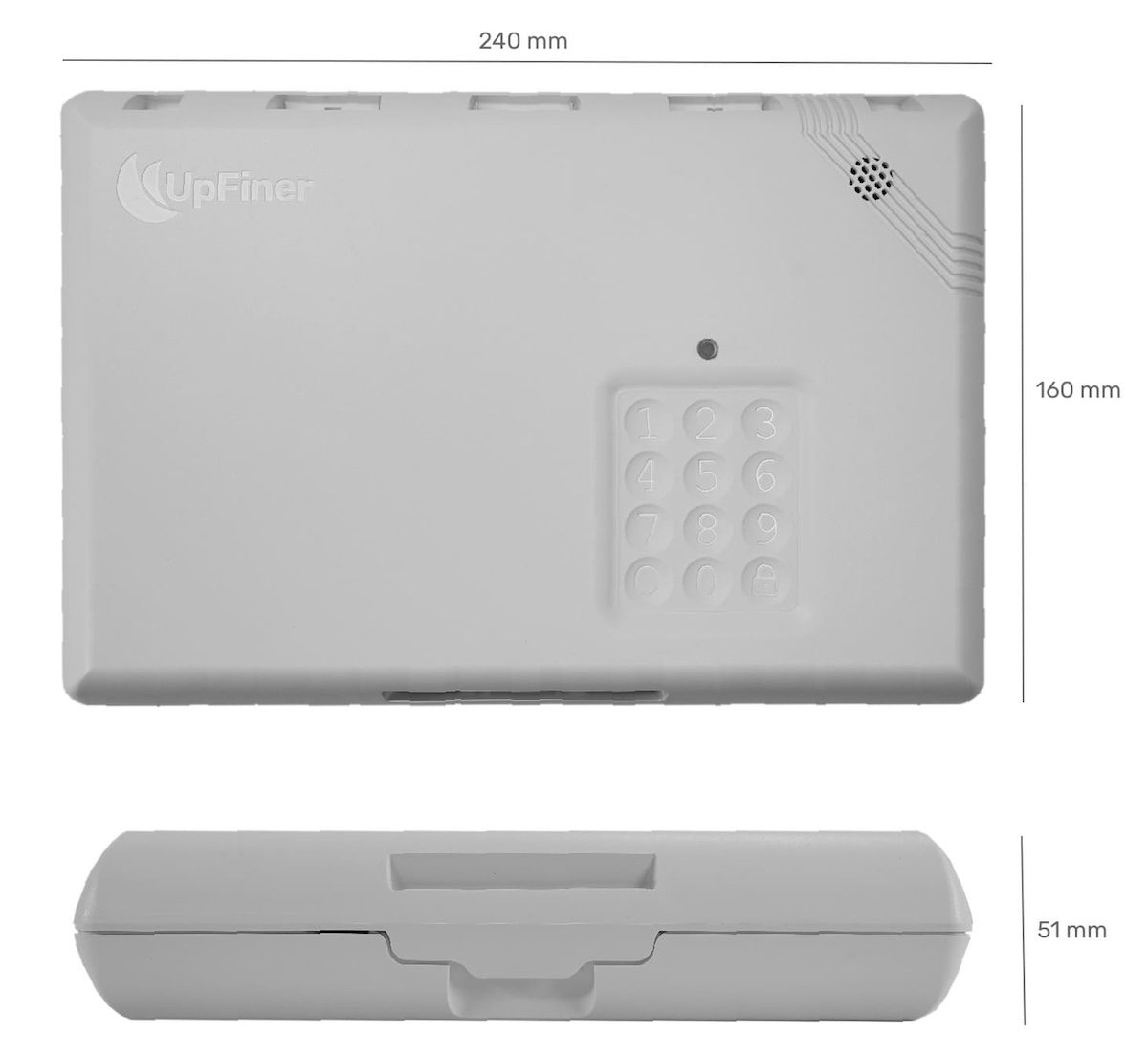 tragbarer Mini-Safe mit Bewegungssensor