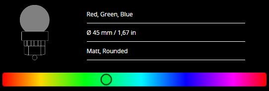 LED-Glühbirne RGB