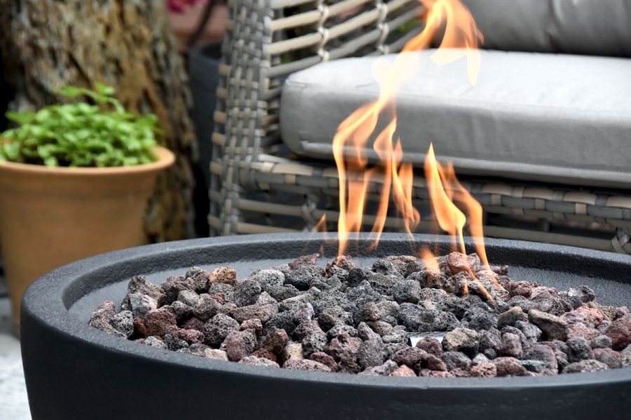 Gasfeuerstelle Feuerstelle im Freien