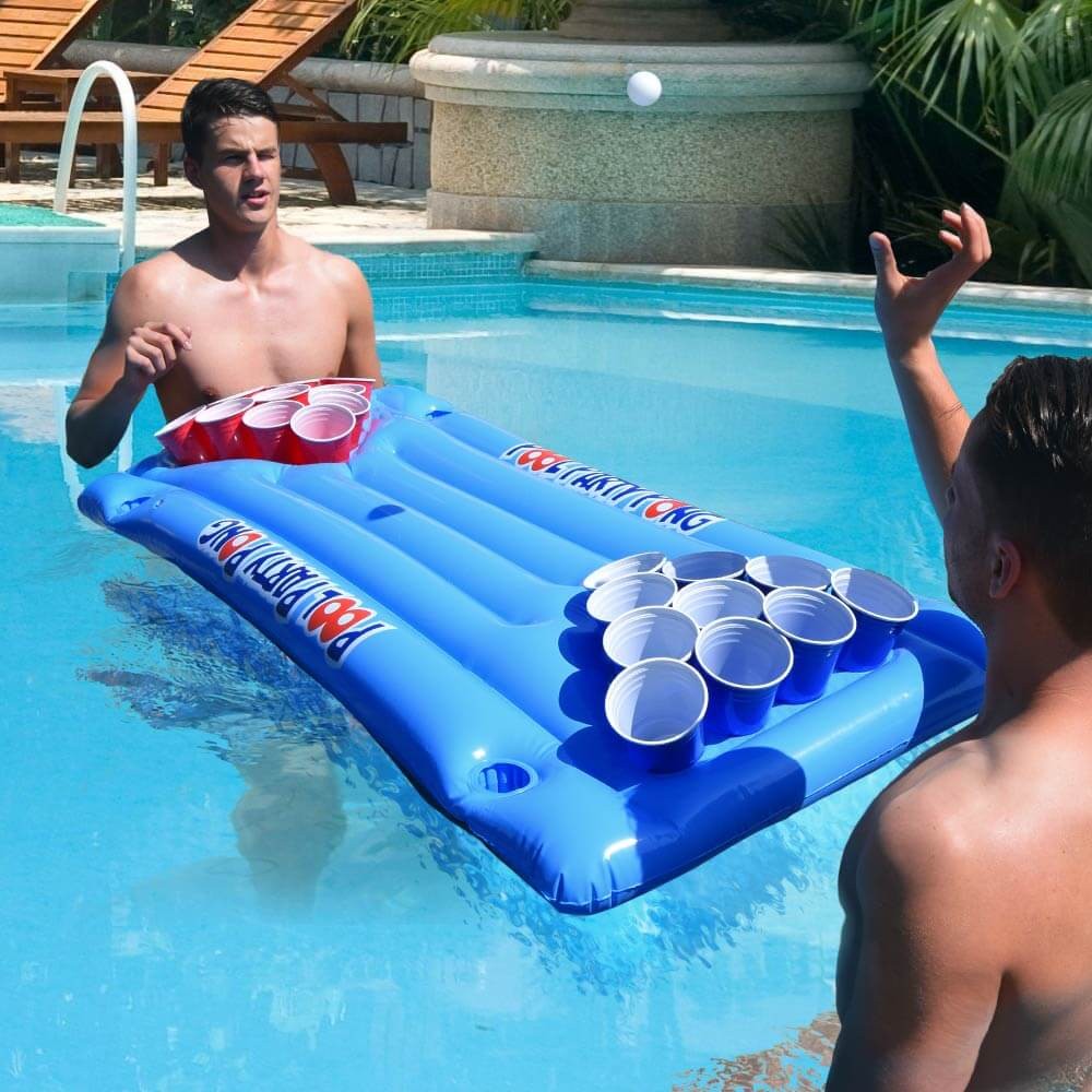 schwimmendes Bierpong aufblasbar