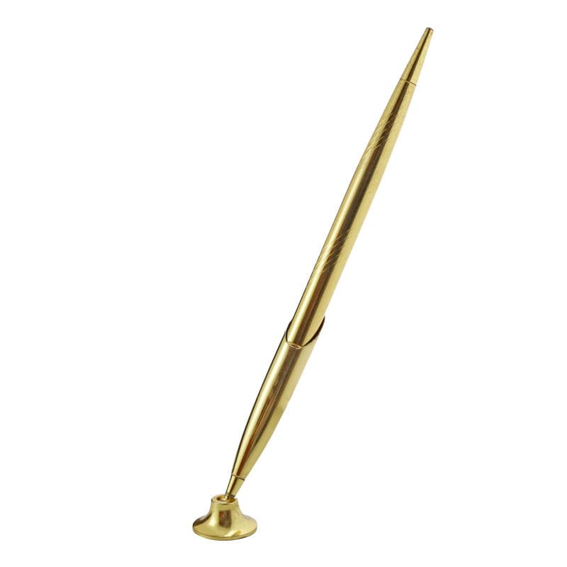 eleganter Goldstift mit Ständer