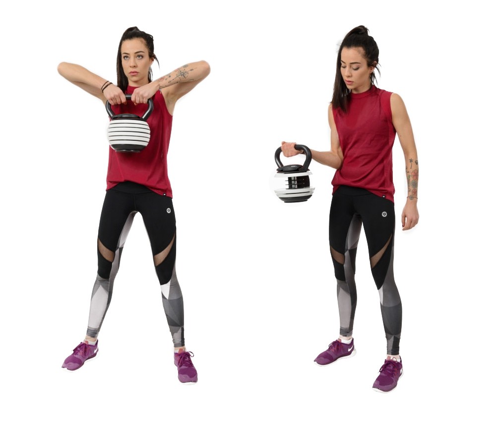 Kettlebell-Set für Frauen zum Trainieren