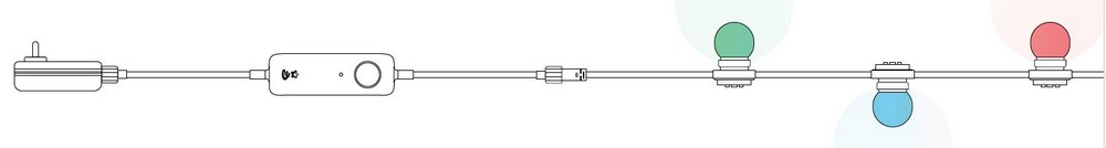 bunte wifi LED-Glühbirnen