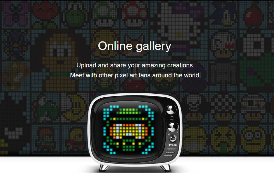 tivoo lautsprecher pixel art online galerie