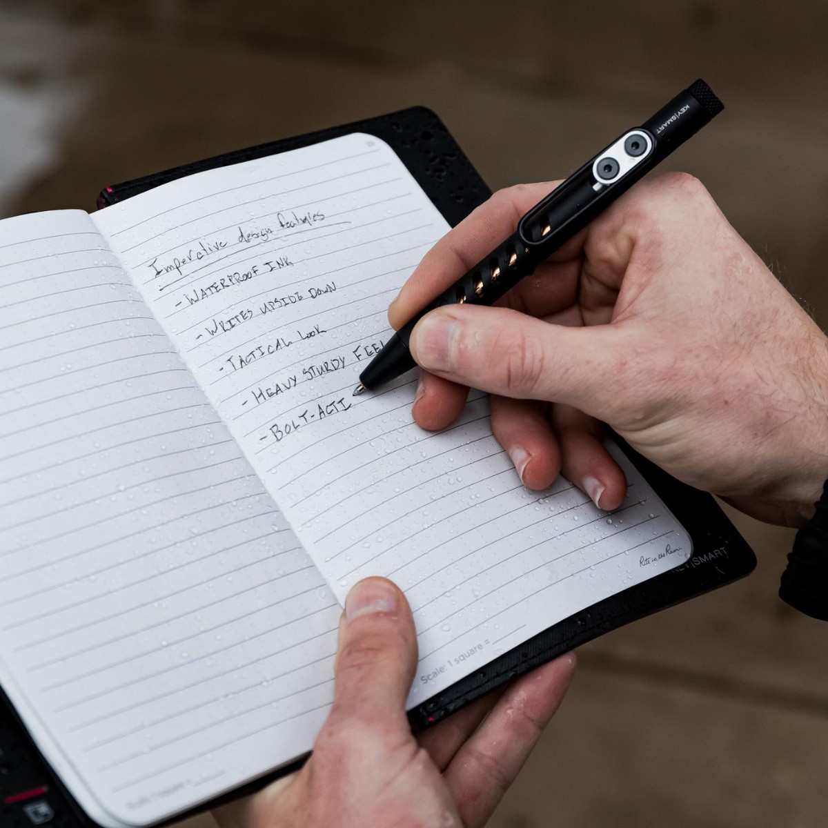 wasserfester Stift für den Außenbereich