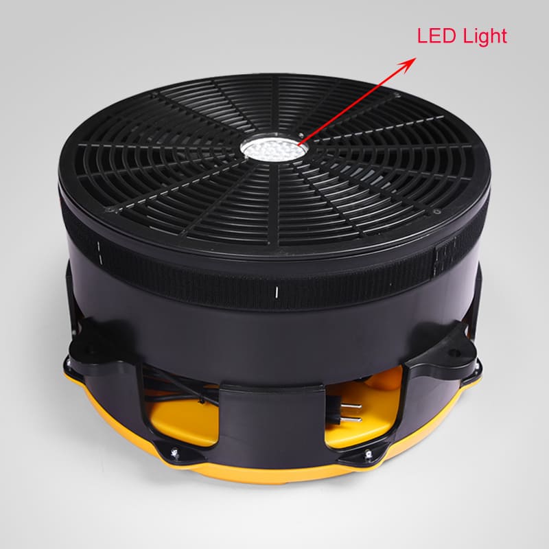 Gebläse mit Ventilator und LED-Leuchten