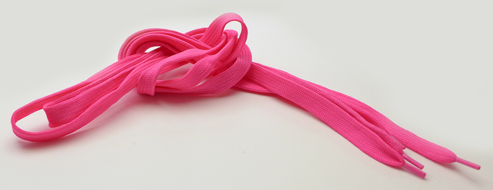 neon pink Schnürsenkel