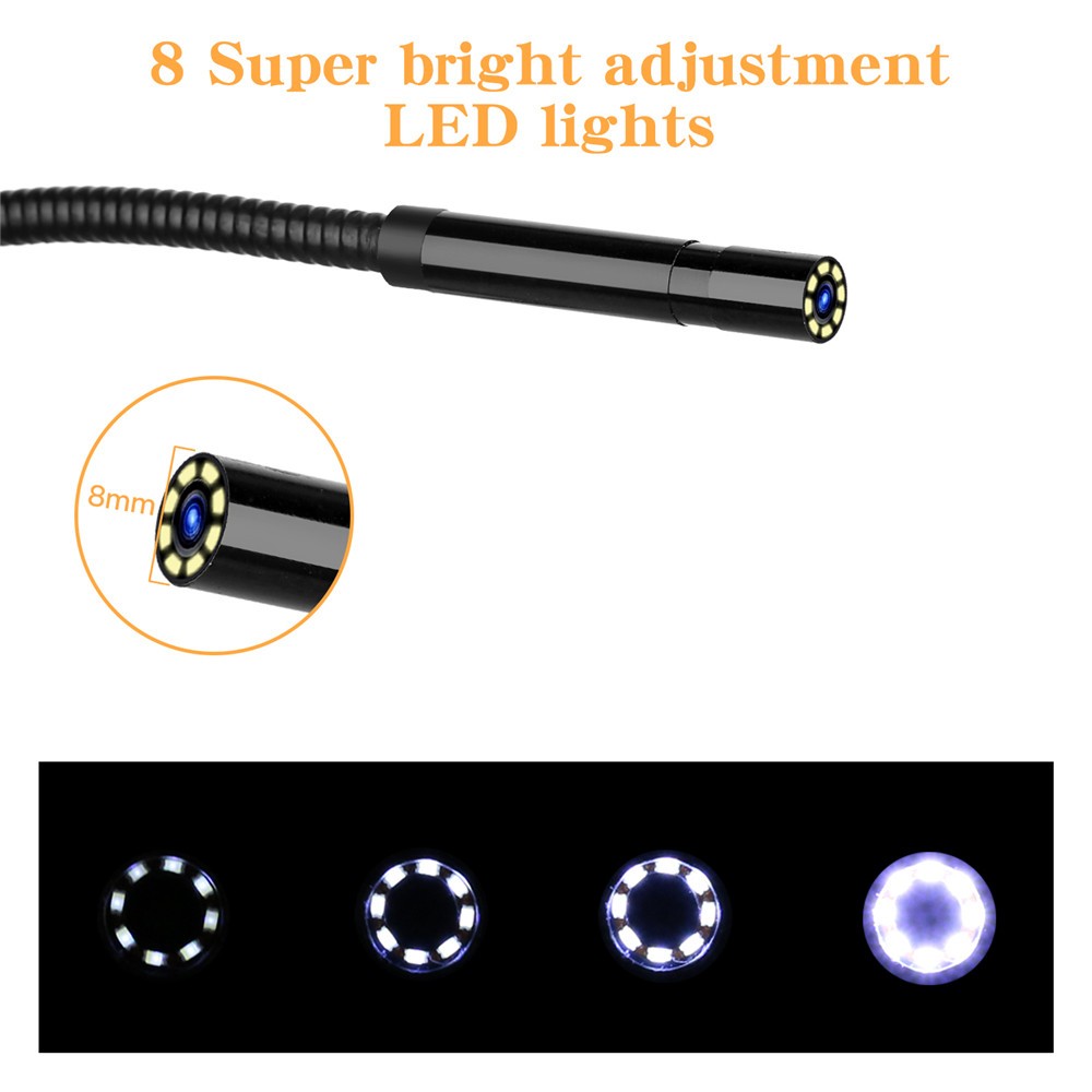 Endoskopkamera mit 8 LEDs