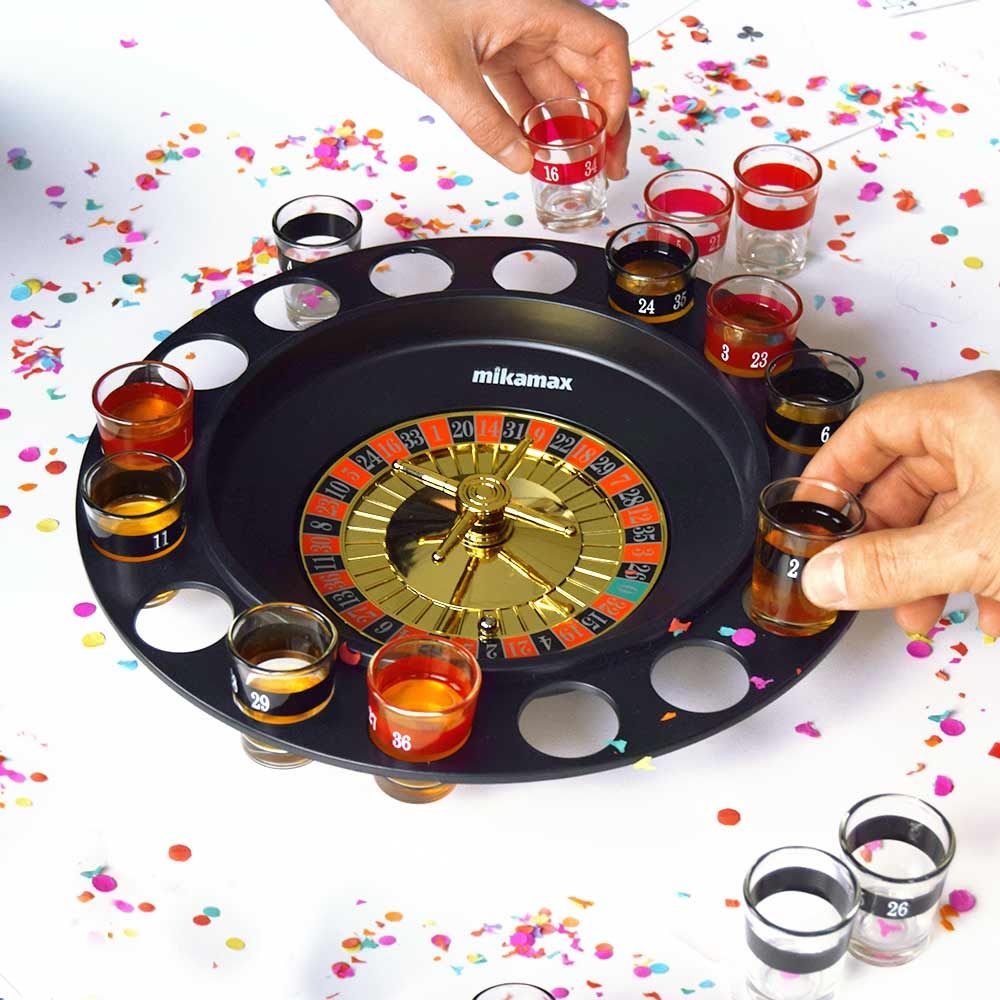 Roulette-Trinkspiel - Wodka-Shots