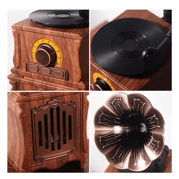 Grammophon Grammophon Mini Bluetooth Vintage Retro Radio