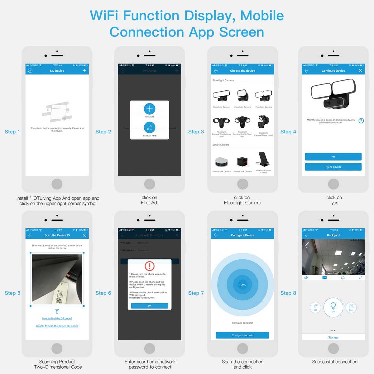 App Pairing Kamera im Pir Detektor