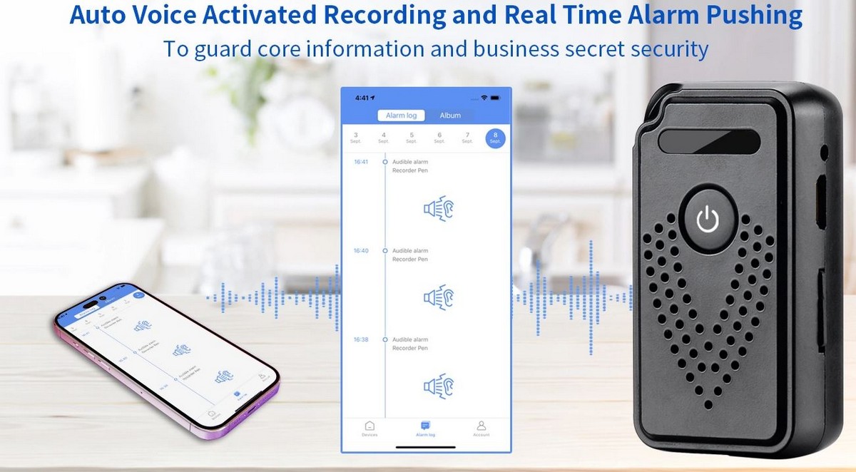 Abhör-Audiorecorder Recorder