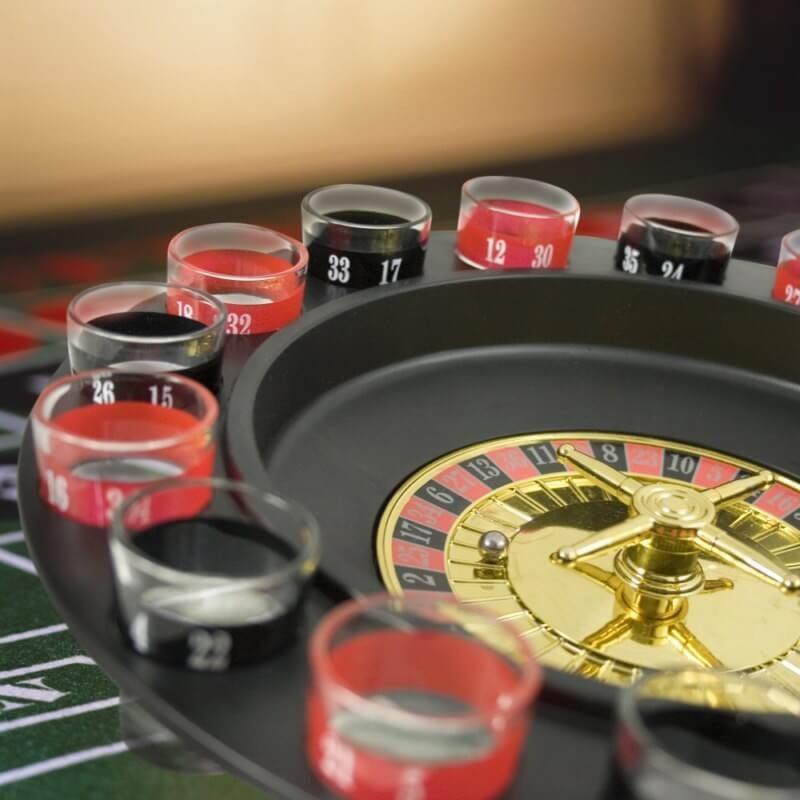 Shot Roulette – Luxuriöses Trinkroulette für Alkoholgläser