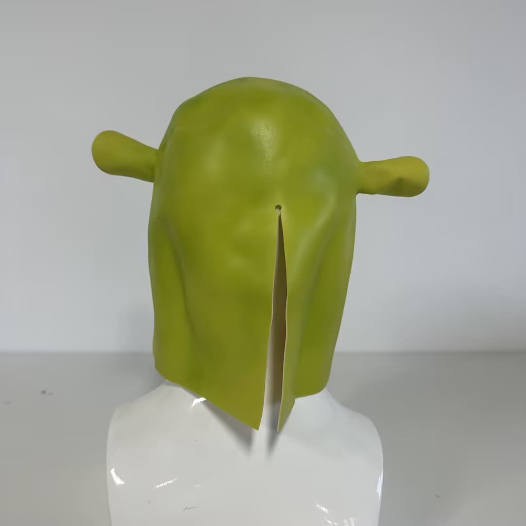 Shrek Gesichtsmaske für Erwachsene