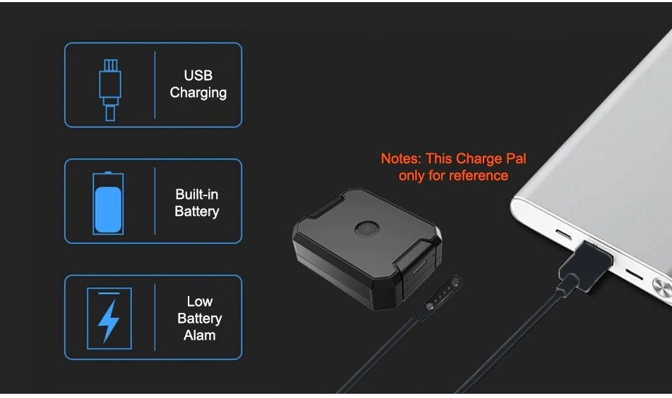 ultraschnelles Aufladen des GPS-Trackers