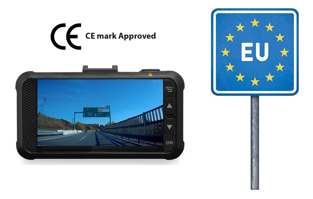 zertifizierte autokamera dashcam dod gs980d in eu