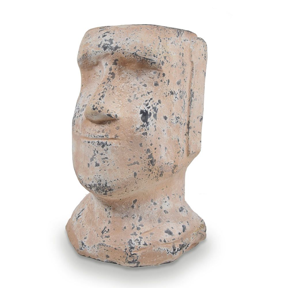 Stein Moai Blumentopf für Pflanzen