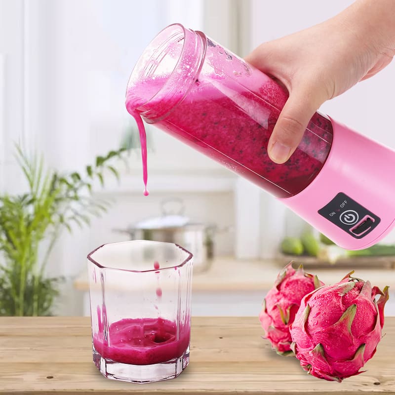 Smoothie Reisemixer rosa für Damen