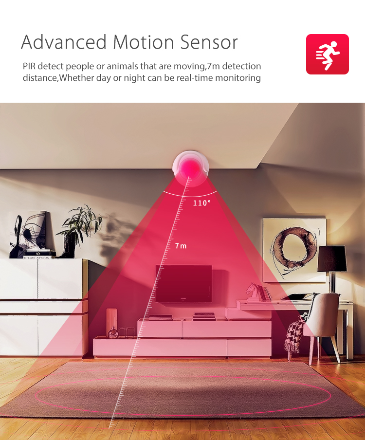 PIR-Sensor WLAN-Bewegungserkennungssensor