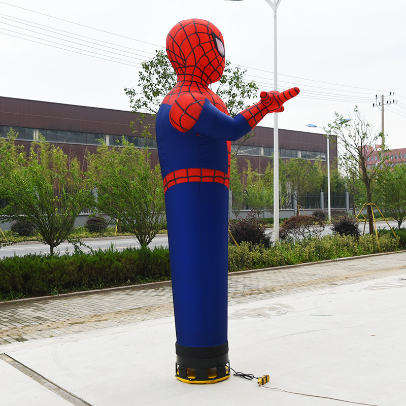 Air Dancer Spiderman - tanzende Figur kommerzielle Werbung Himmelsballon winkender Typ