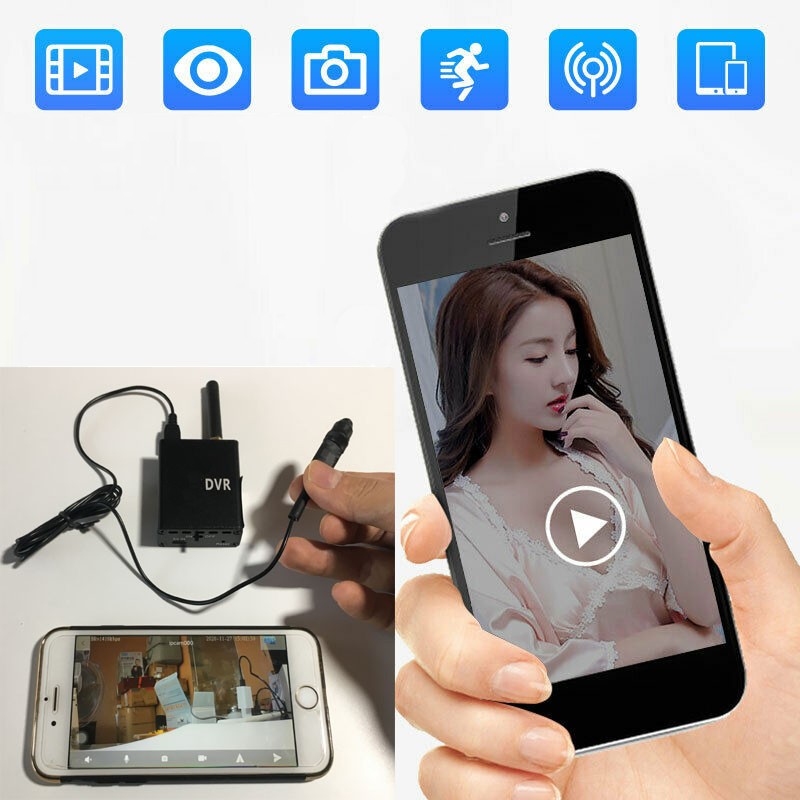 Mikroloch-Spionagekamera-Überwachung per mobiler App