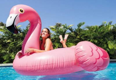 aufblasbarer Flamingo